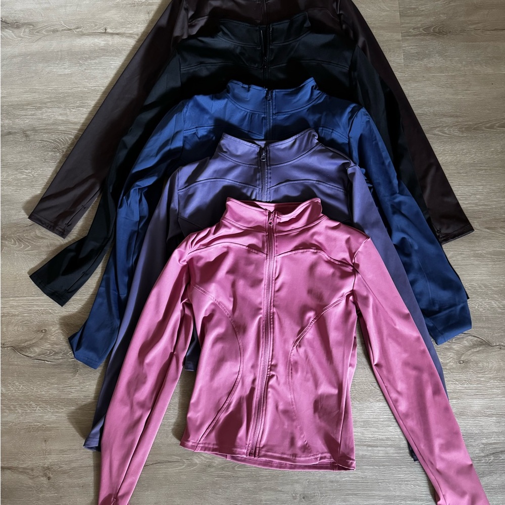 Bundle 5 Gym Zip Up Jackets
